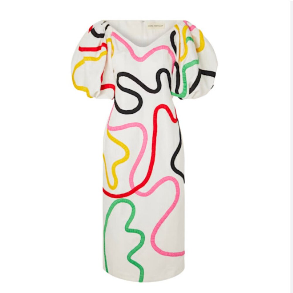 Mara Hoffman Namari Dress w/ Cadiz Embroidery